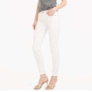 JCrew Toothpick White Jeans